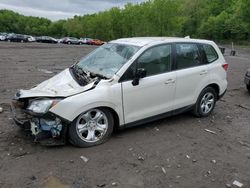 Salvage cars for sale at Marlboro, NY auction: 2017 Subaru Forester 2.5I