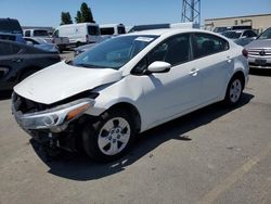 Salvage cars for sale from Copart Hayward, CA: 2017 KIA Forte LX