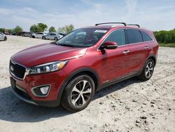 Salvage cars for sale at West Warren, MA auction: 2016 KIA Sorento EX