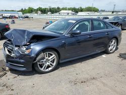 Salvage cars for sale at Pennsburg, PA auction: 2016 Audi A6 Premium Plus