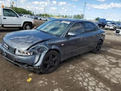 Salvage cars for sale at Woodhaven, MI auction: 2002 Audi A4 3.0 Quattro