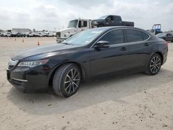 Salvage cars for sale at Houston, TX auction: 2015 Acura TLX