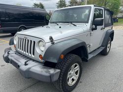 Salvage cars for sale at North Billerica, MA auction: 2012 Jeep Wrangler Sport