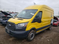 Salvage trucks for sale at Elgin, IL auction: 2017 Ford Transit T-250