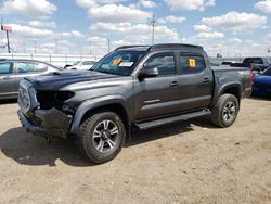 Salvage cars for sale from Copart Greenwood, NE: 2017 Toyota Tacoma Double Cab