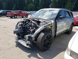 Salvage cars for sale at Arlington, WA auction: 2022 Ford Explorer ST