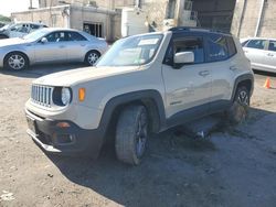 Jeep Renegade Latitude salvage cars for sale: 2015 Jeep Renegade Latitude