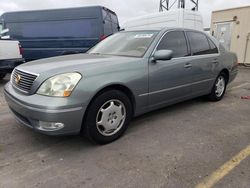Salvage cars for sale at Hayward, CA auction: 2002 Lexus LS 430