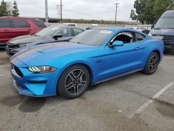 Ford Mustang GT salvage cars for sale: 2018 Ford Mustang GT