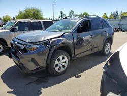Salvage cars for sale at Woodburn, OR auction: 2019 Toyota Rav4 LE
