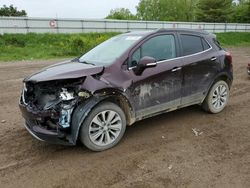 Vehiculos salvage en venta de Copart Davison, MI: 2018 Buick Encore Preferred