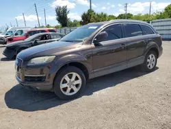 Audi q7 Premium Plus salvage cars for sale: 2012 Audi Q7 Premium Plus