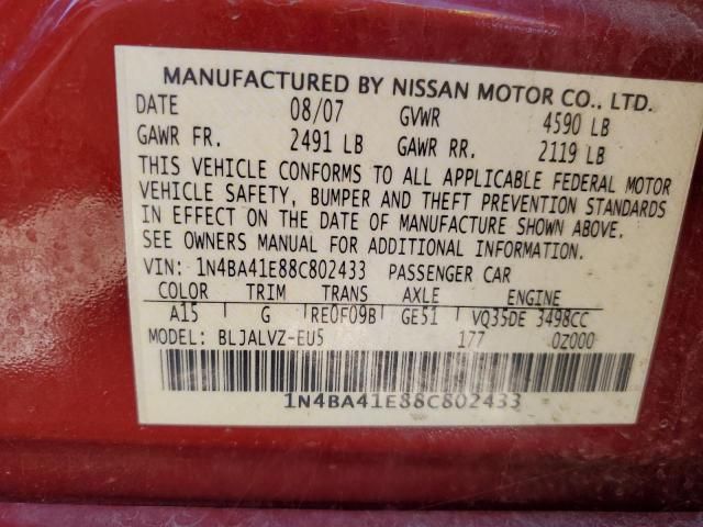 2008 Nissan Maxima SE