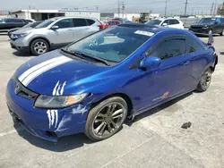 Salvage cars for sale at Sun Valley, CA auction: 2006 Honda Civic SI