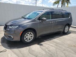 Salvage cars for sale from Copart Riverview, FL: 2022 Chrysler Pacifica Touring L