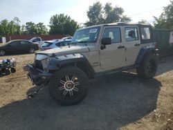 Salvage cars for sale at Baltimore, MD auction: 2016 Jeep Wrangler Unlimited Sport