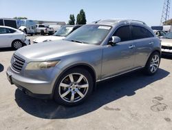 Salvage cars for sale from Copart Hayward, CA: 2007 Infiniti FX45