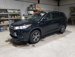 Salvage cars for sale at Chambersburg, PA auction: 2017 Toyota Highlander LE