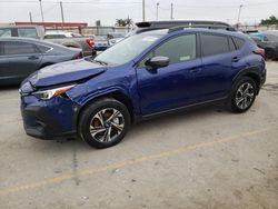 Salvage cars for sale at Los Angeles, CA auction: 2024 Subaru Crosstrek Premium