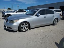 Salvage cars for sale at Jacksonville, FL auction: 2005 BMW 525 I