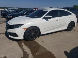 Salvage cars for sale from Copart Grand Prairie, TX: 2019 Honda Civic Sport