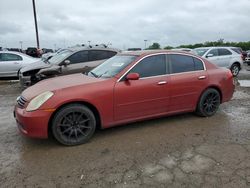 Salvage cars for sale from Copart Indianapolis, IN: 2005 Infiniti G35