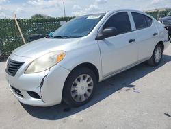 Salvage cars for sale at Orlando, FL auction: 2012 Nissan Versa S