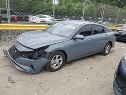 Salvage cars for sale from Copart Waldorf, MD: 2021 Hyundai Elantra SE