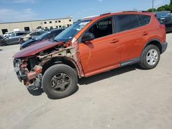 Salvage cars for sale from Copart Wilmer, TX: 2015 Toyota Rav4 LE
