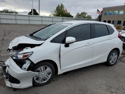 Salvage cars for sale at auction: 2019 Honda FIT LX