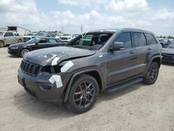 Salvage cars for sale at Houston, TX auction: 2021 Jeep Grand Cherokee Limited