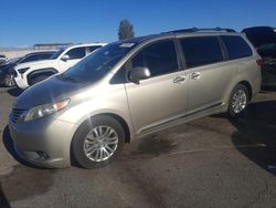 Salvage cars for sale at North Las Vegas, NV auction: 2016 Toyota Sienna XLE