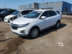 Salvage cars for sale at Woodhaven, MI auction: 2022 Chevrolet Equinox LT