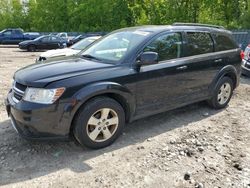 Salvage cars for sale from Copart Candia, NH: 2012 Dodge Journey SXT