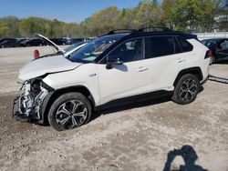 Salvage cars for sale at North Billerica, MA auction: 2022 Toyota Rav4 Prime XSE