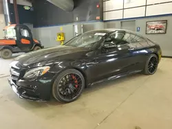 Salvage cars for sale at East Granby, CT auction: 2018 Mercedes-Benz C 63 AMG-S