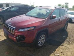 Salvage cars for sale at Elgin, IL auction: 2016 Jeep Cherokee Latitude