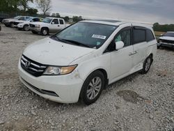 Salvage cars for sale from Copart Cicero, IN: 2015 Honda Odyssey EXL