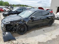 Salvage cars for sale at Franklin, WI auction: 2012 Nissan Maxima S