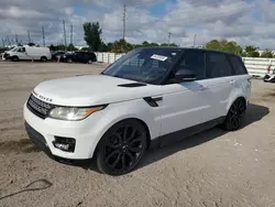 Salvage cars for sale at Miami, FL auction: 2016 Land Rover Range Rover Sport HSE
