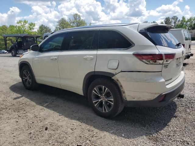 2016 Toyota Highlander XLE