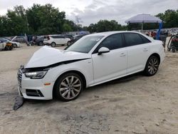 Salvage cars for sale at Ocala, FL auction: 2018 Audi A4 Premium
