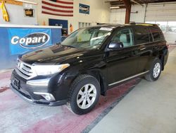 Salvage cars for sale at Angola, NY auction: 2013 Toyota Highlander Base