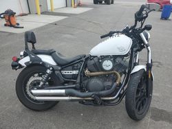 Salvage motorcycles for sale at Assonet, MA auction: 2014 Yamaha XVS950 CU