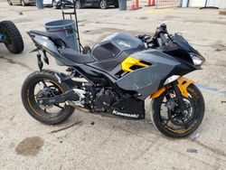 Salvage motorcycles for sale at Pekin, IL auction: 2018 Kawasaki EX400