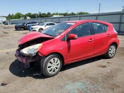 Salvage cars for sale at Pennsburg, PA auction: 2012 Toyota Prius C