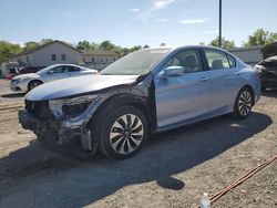 Salvage cars for sale at York Haven, PA auction: 2017 Honda Accord Hybrid EXL