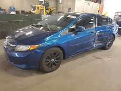 Salvage cars for sale from Copart Blaine, MN: 2012 Honda Civic EX