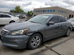 Salvage cars for sale from Copart Littleton, CO: 2012 Honda Accord SE