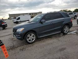 Salvage cars for sale from Copart Wilmer, TX: 2014 Mercedes-Benz ML 350 4matic